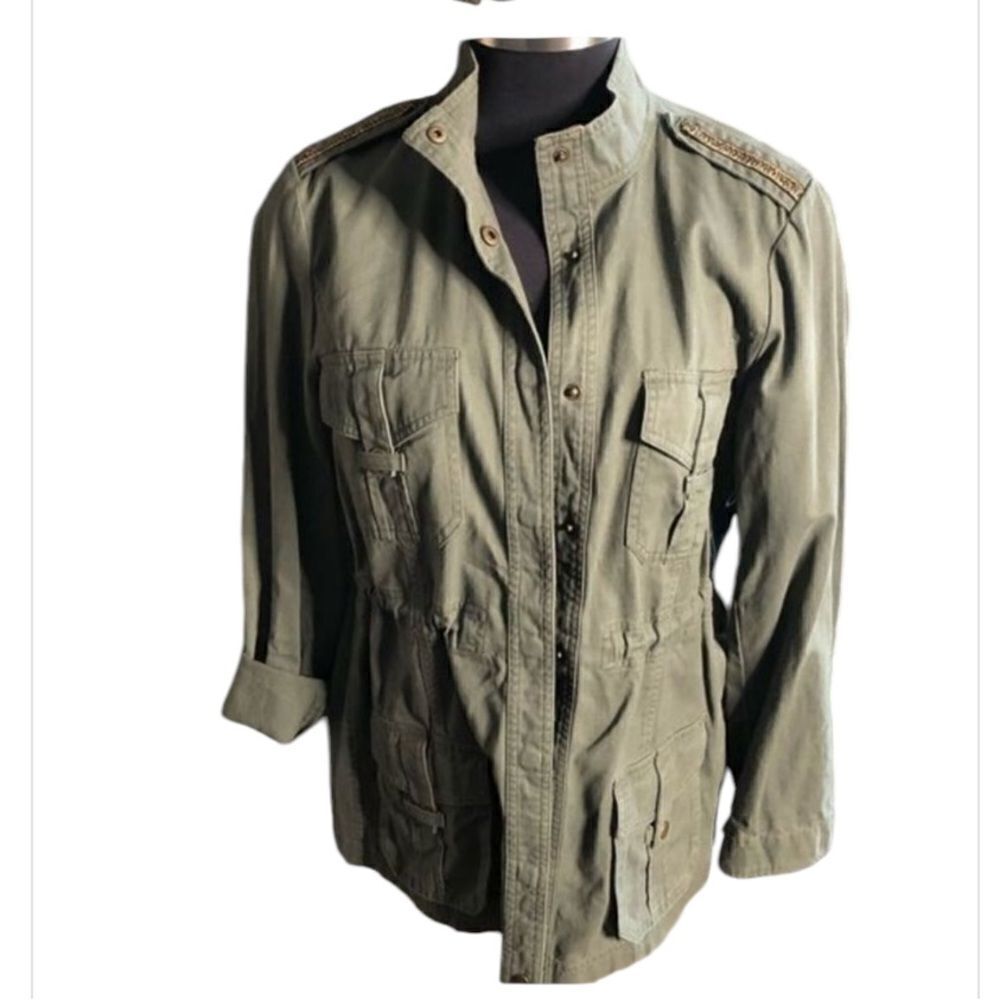 Democracy Utility Jacket with Lace-Up Back Size Medium